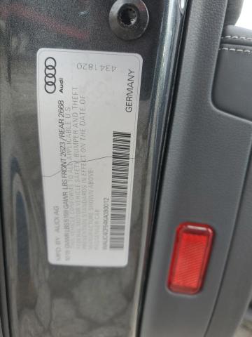 2019 AUDI S5 PRESTIG WAUC4CF54KA090012