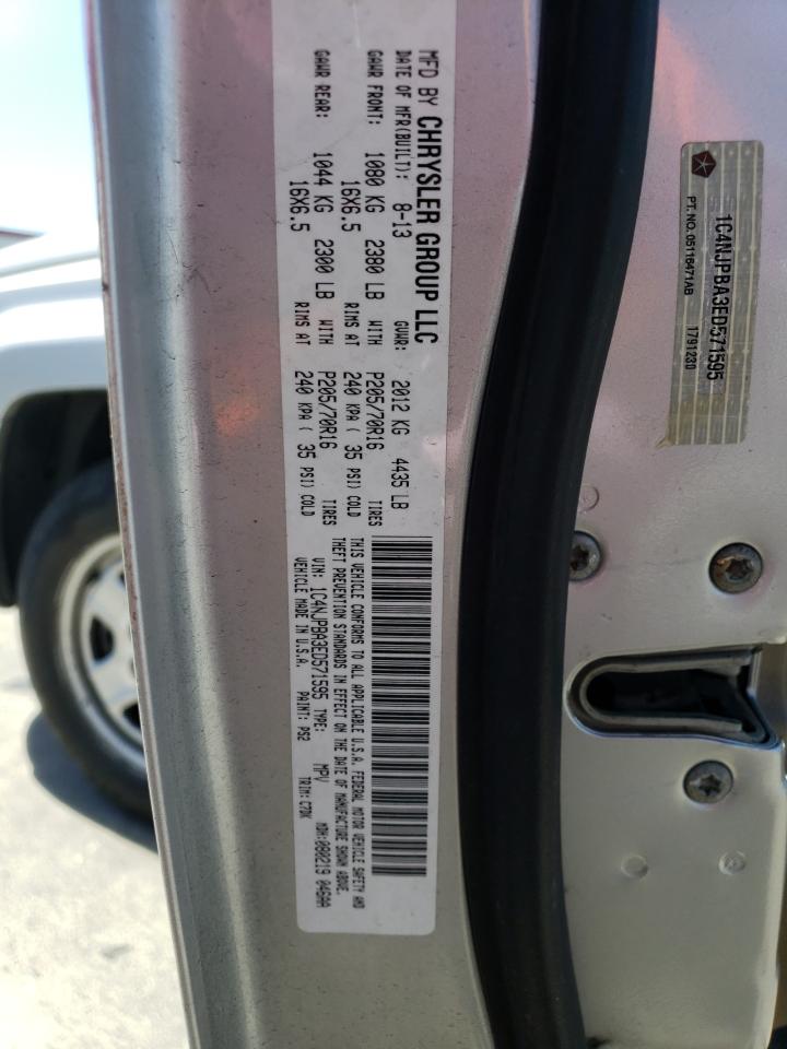 1C4NJPBA3ED571595 2014 Jeep Patriot Sport