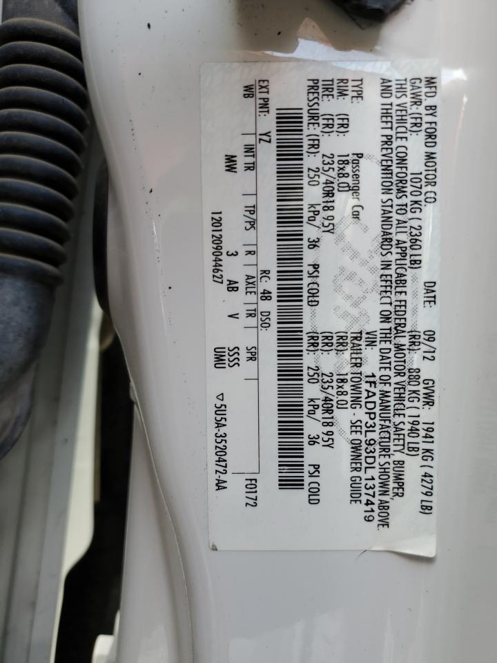 1FADP3L93DL137419 2013 Ford Focus St