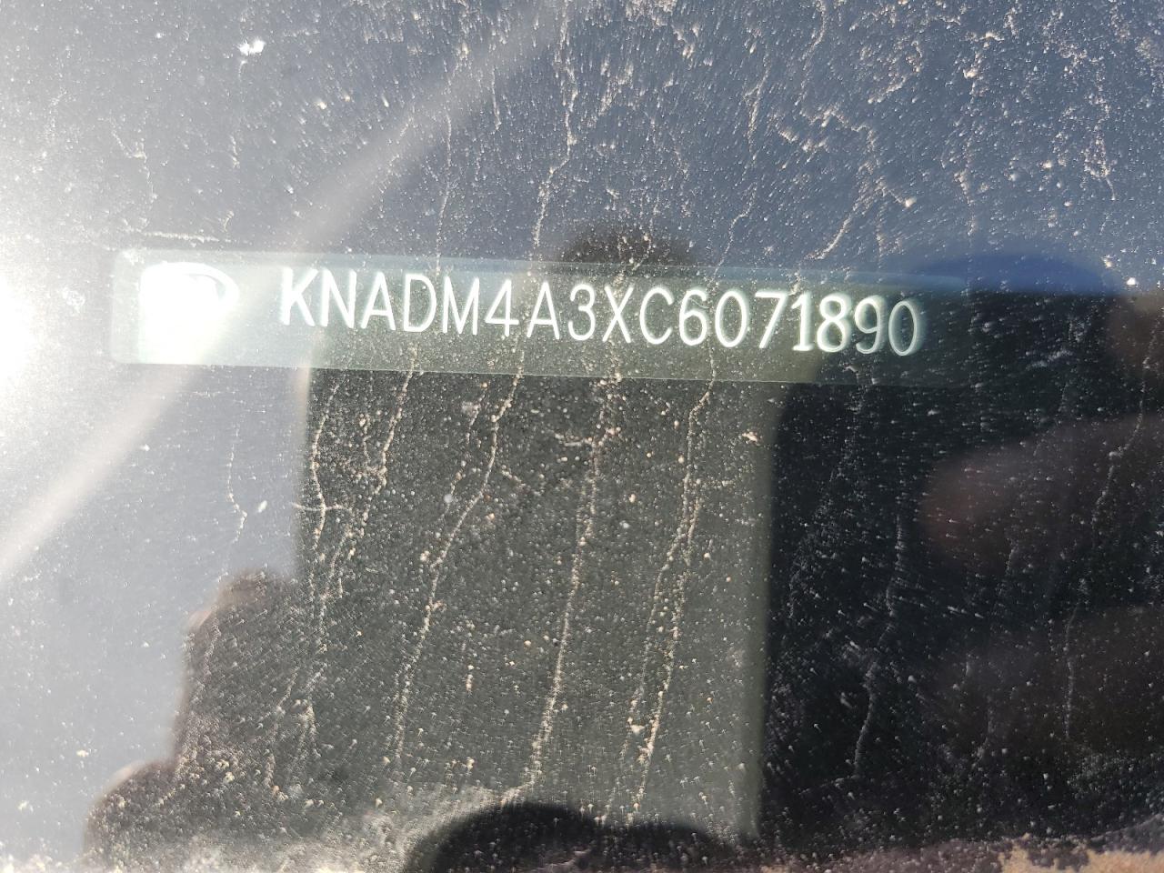 KNADM4A3XC6071890 2012 Kia Rio Lx