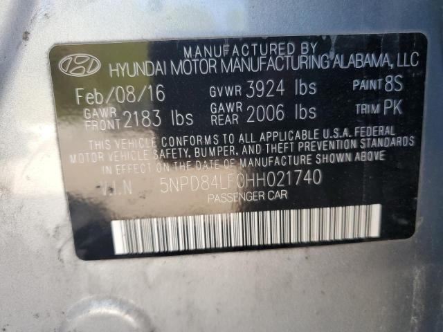 2017 HYUNDAI ELANTRA SE - 5NPD84LF0HH021740