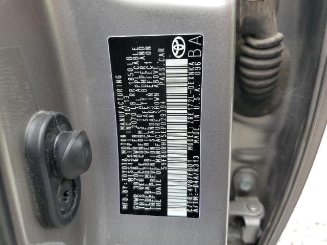 2014 Toyota Corolla L VIN: 5YFBURHE5EP029394 Lot: 51072914