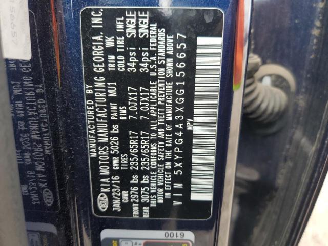 2016 KIA SORENTO LX - 5XYPG4A3XGG156657