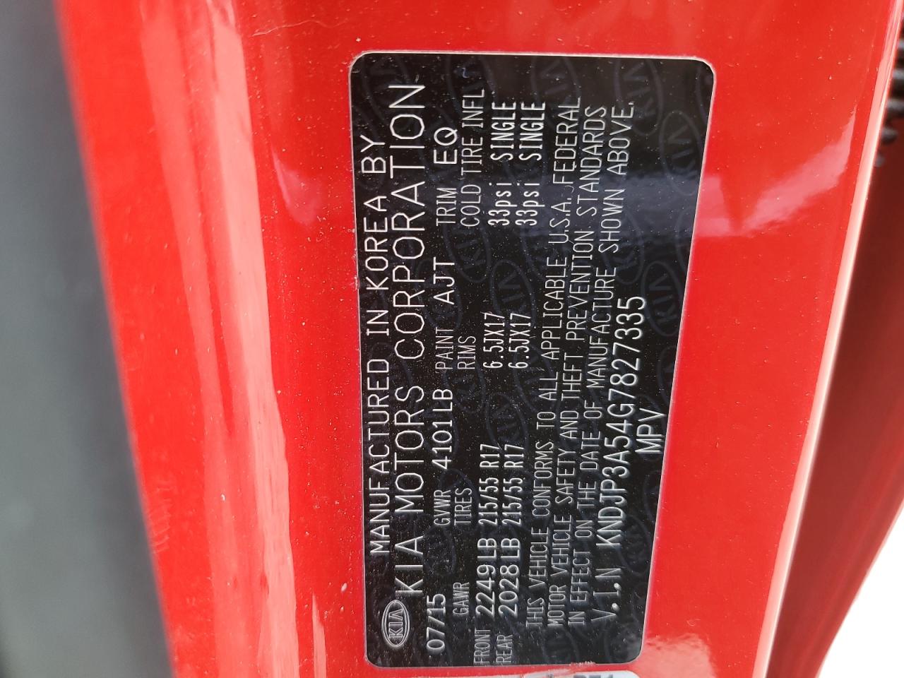 KNDJP3A54G7827335 2016 Kia Soul +