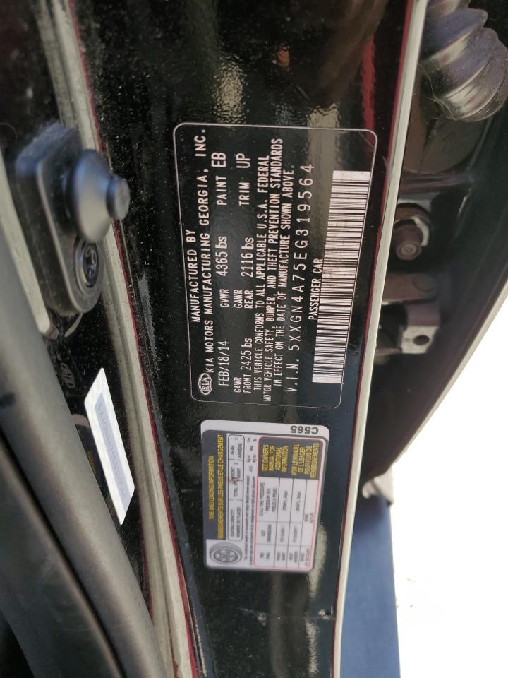 5XXGN4A75EG319564 2014 Kia Optima Ex