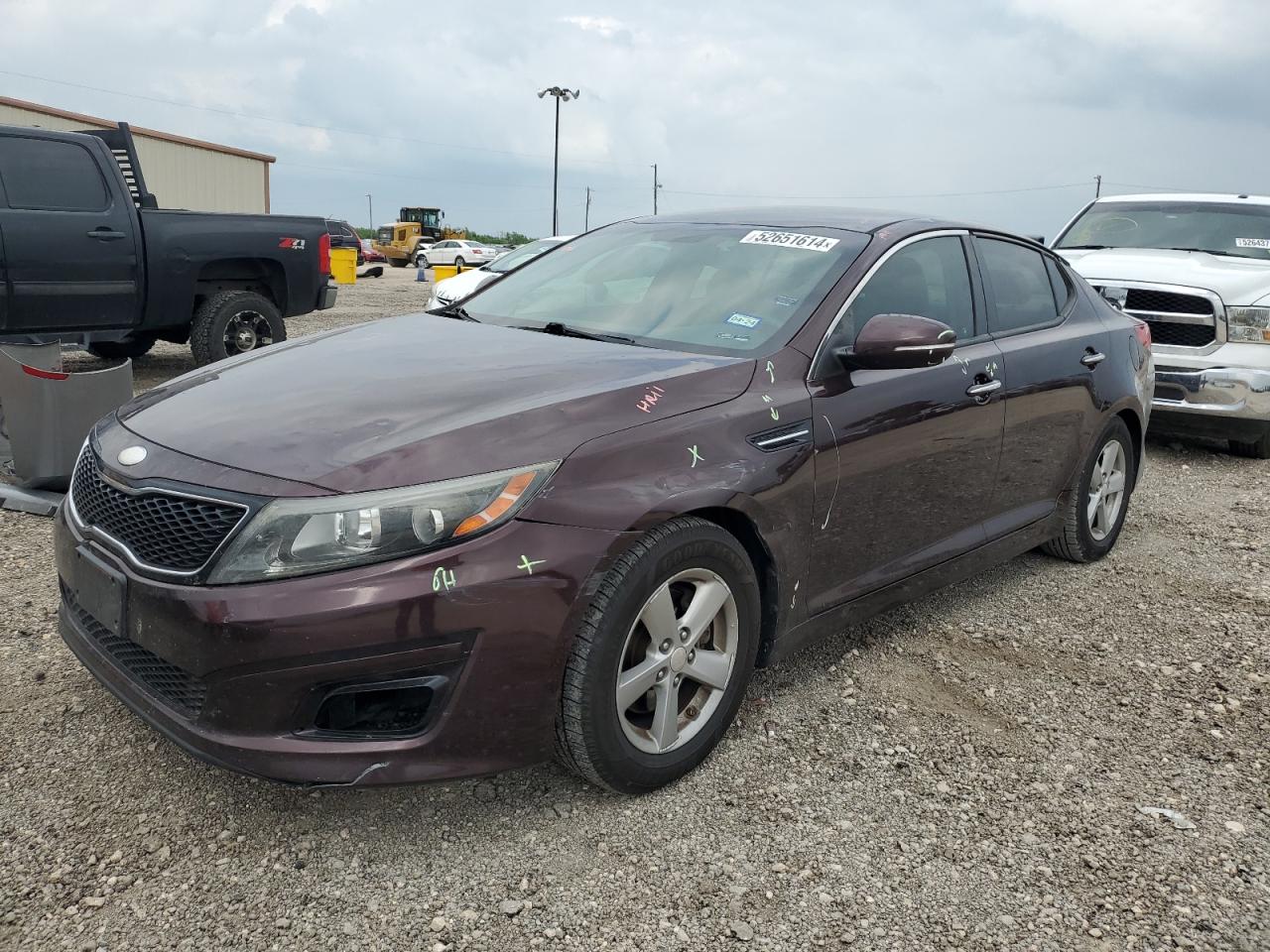 5XXGM4A7XFG397312 2015 Kia Optima Lx