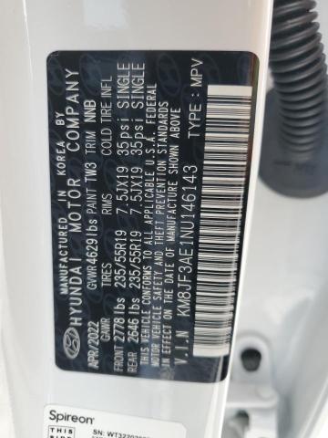 2022 HYUNDAI TUCSON N L KM8JF3AE1NU146143