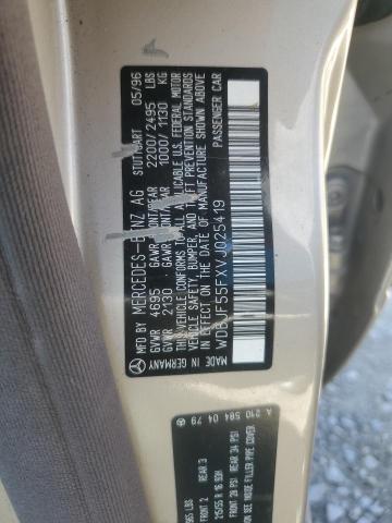 1997 Mercedes-Benz E 320 VIN: WDBJF55FXVJ025419 Lot: 51048094