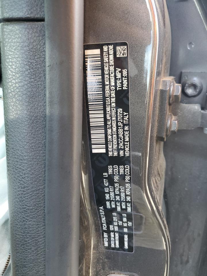 ZACCJABB1JPJ70729 2018 Jeep Renegade Latitude