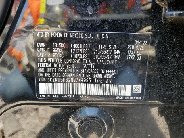 2022 HONDA HR-V 3CZRU5H32NM744995