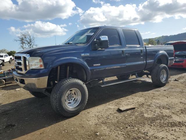 FORD F350 SRW S 2007 blue crew pic diesel 1FTWW31P67EA82450 photo #1