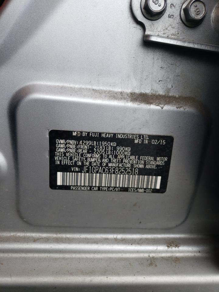 JF1GPAC63F8252518 2015 Subaru Impreza Premium