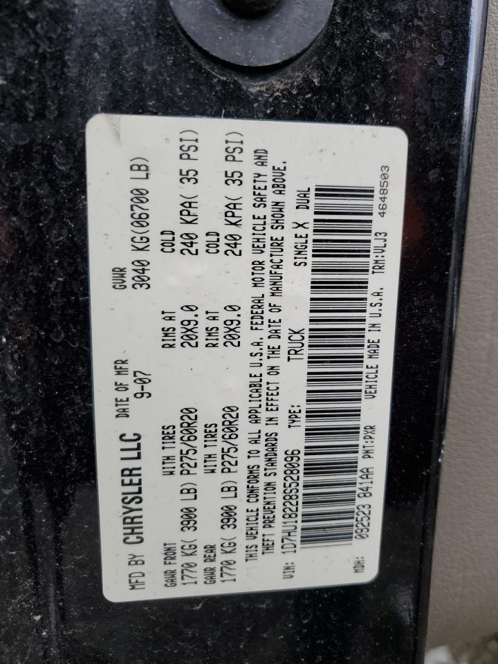 1D7HU18228S528096 2008 Dodge Ram 1500 St