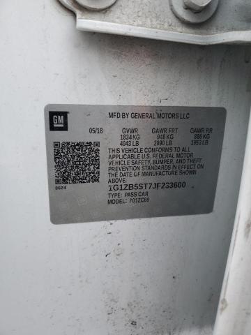 2018 CHEVROLET MALIBU LS - 1G1ZB5ST7JF233600