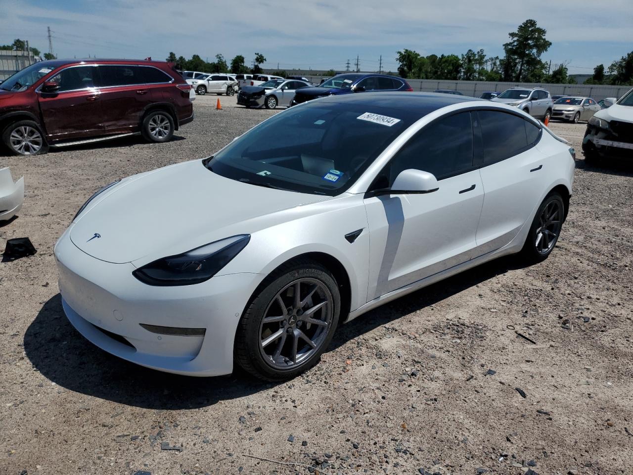 5YJ3E1EAXMF090674 2021 Tesla Model 3