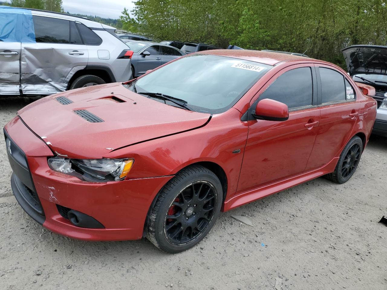 JA32V6FV4EU010349 2014 Mitsubishi Lancer Ralliart