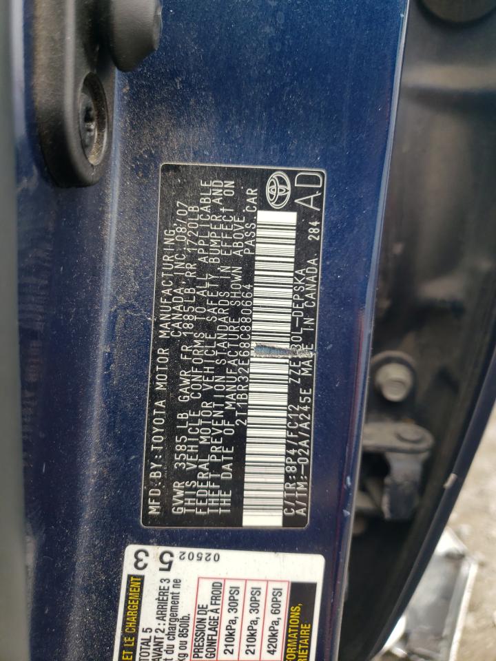 2T1BR32E68C880664 2008 Toyota Corolla Ce