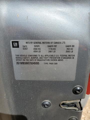 2007 Chevrolet Impala Ls VIN: 2G1WB58K679345095 Lot: 49676014