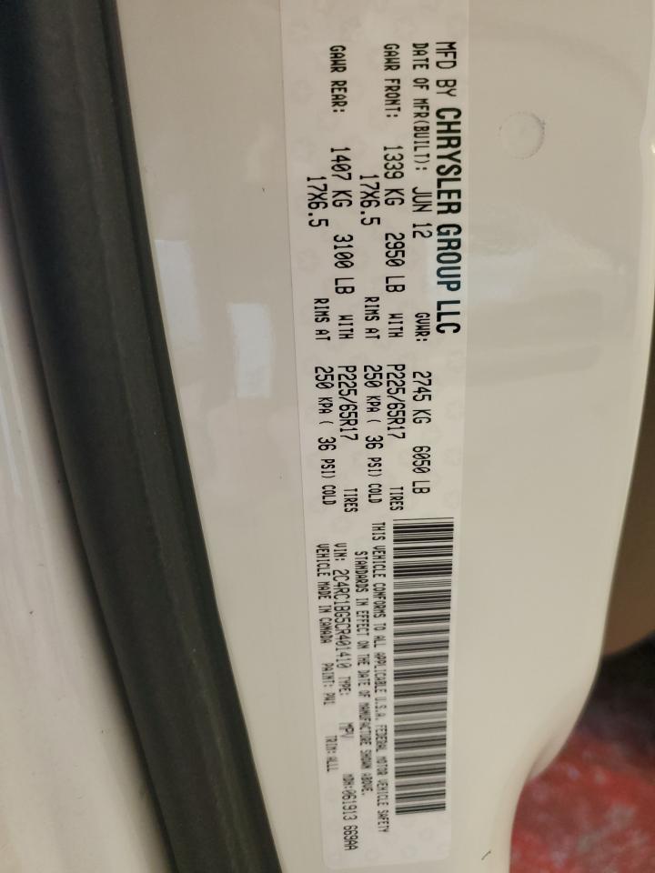 2C4RC1BG5CR401410 2012 Chrysler Town & Country Touring