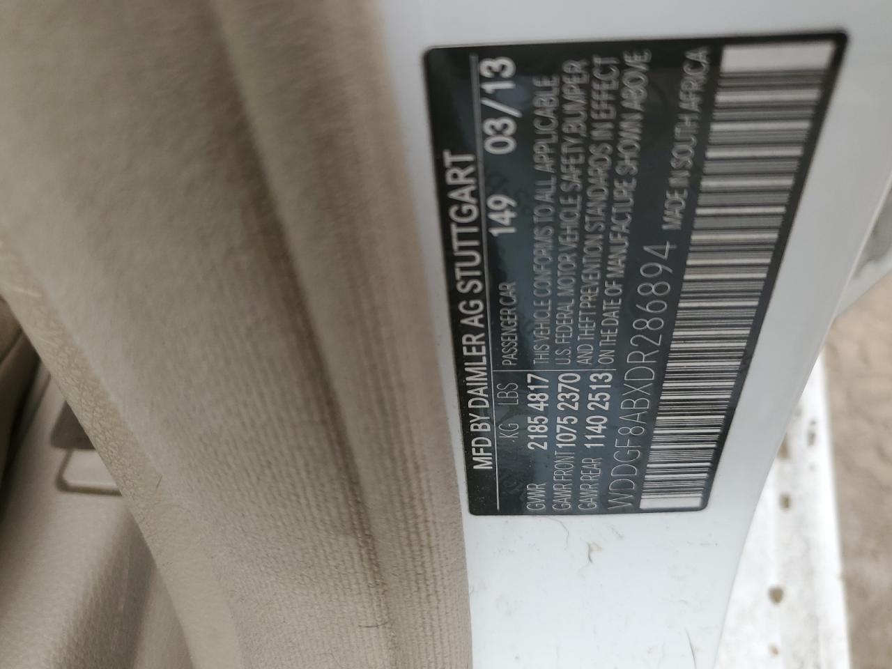 WDDGF8ABXDR286894 2013 Mercedes-Benz C 300 4Matic