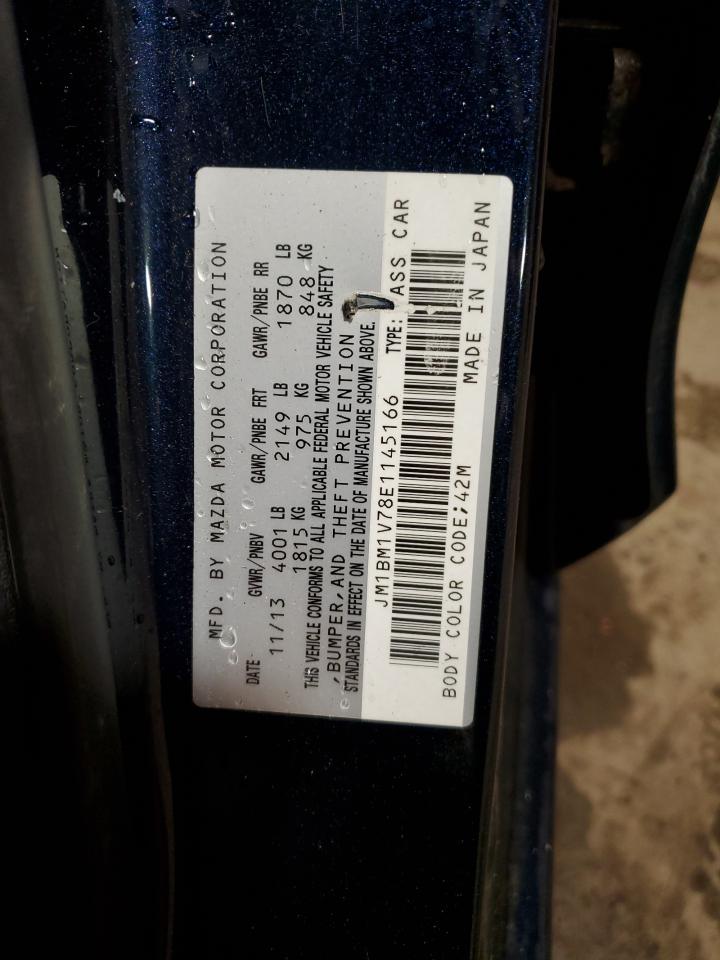 JM1BM1V78E1145166 2014 Mazda 3 Touring
