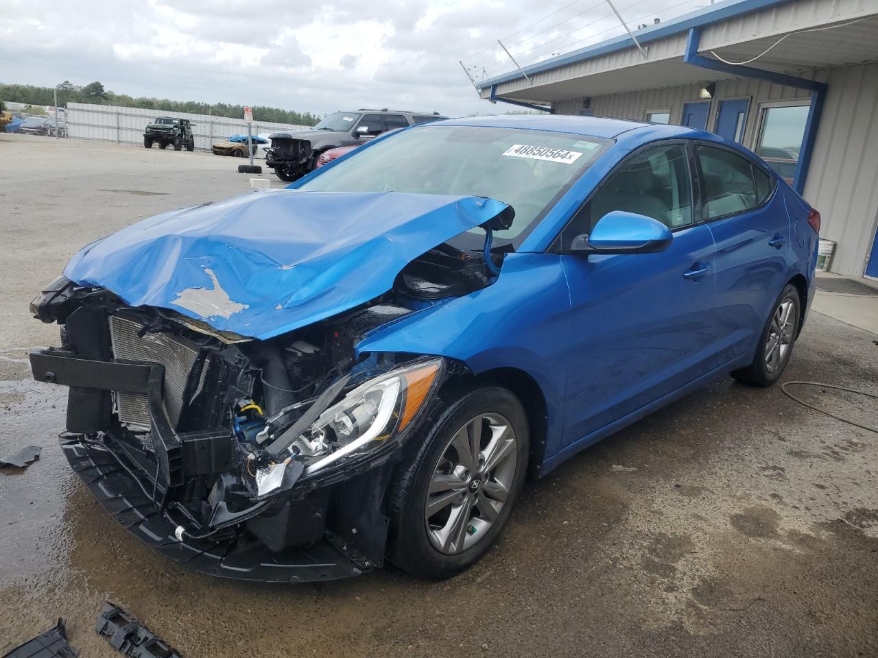 2018 Hyundai Elantra Sel vin: KMHD84LF8JU472924