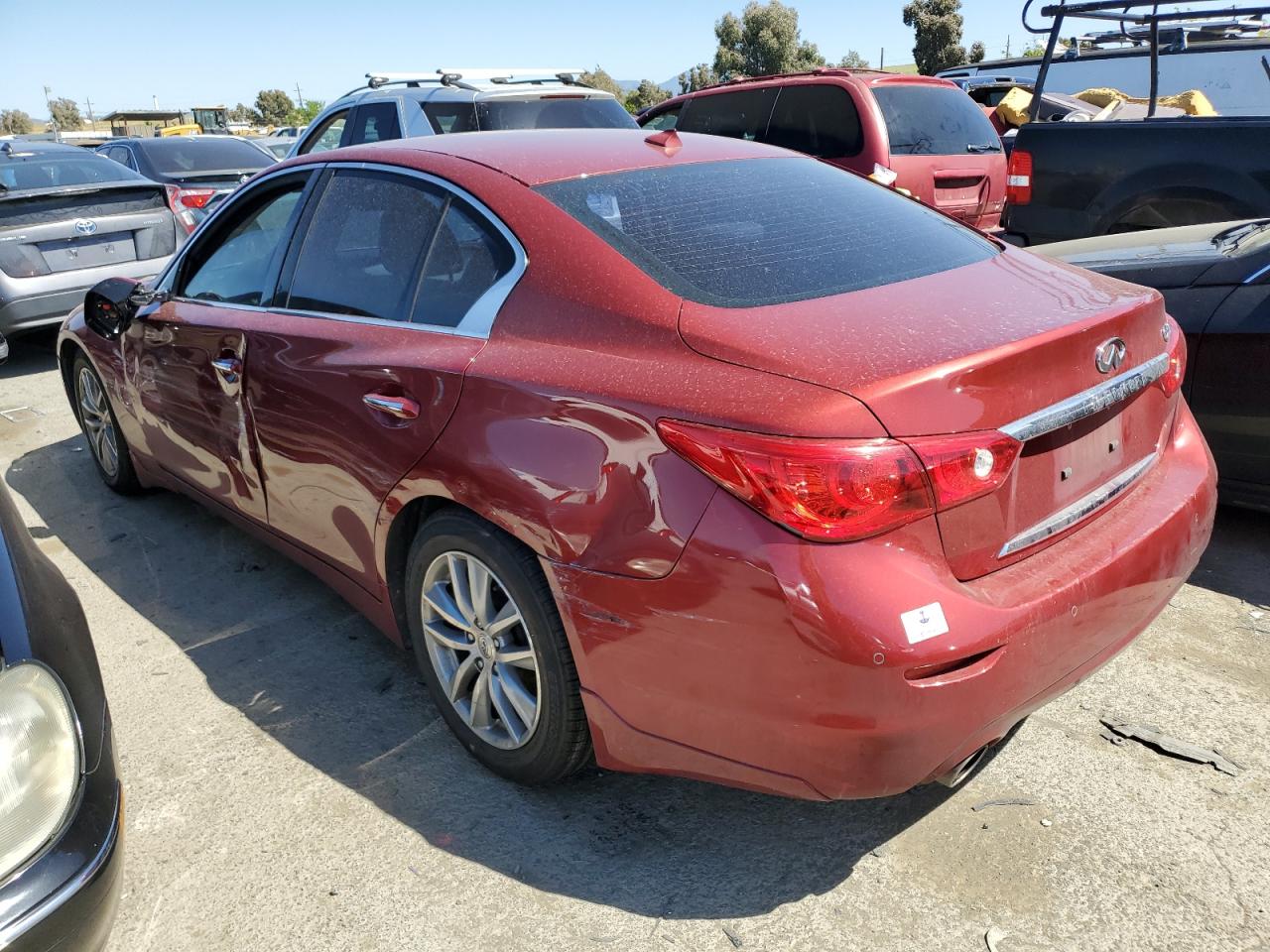 JN1BV7APXEM677638 2014 Infiniti Q50 Base