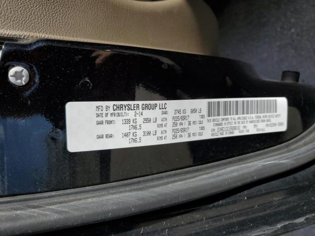 2014 Chrysler Town & Country Touring L VIN: 2C4RC1CG1ER286161 Lot: 53059134