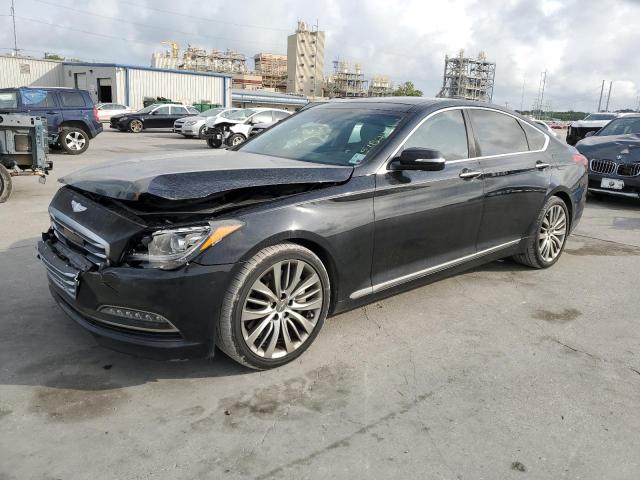 Lot #2522043752 2015 HYUNDAI GENESIS 5. salvage car