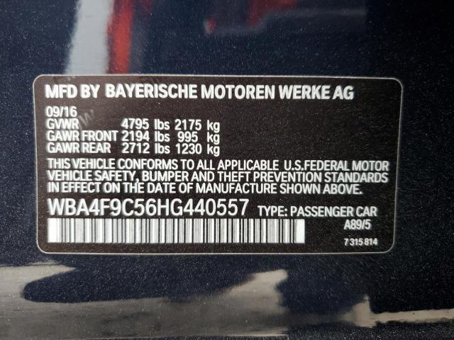 VIN WBA4F9C56HG440557 2017 BMW 4 Series, 430XI Gran... no.13