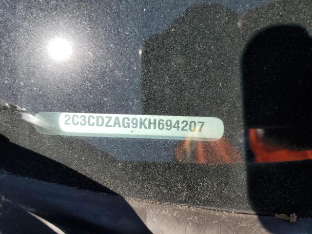 2019 DODGE CHALLENGER - 2C3CDZAG9KH694207