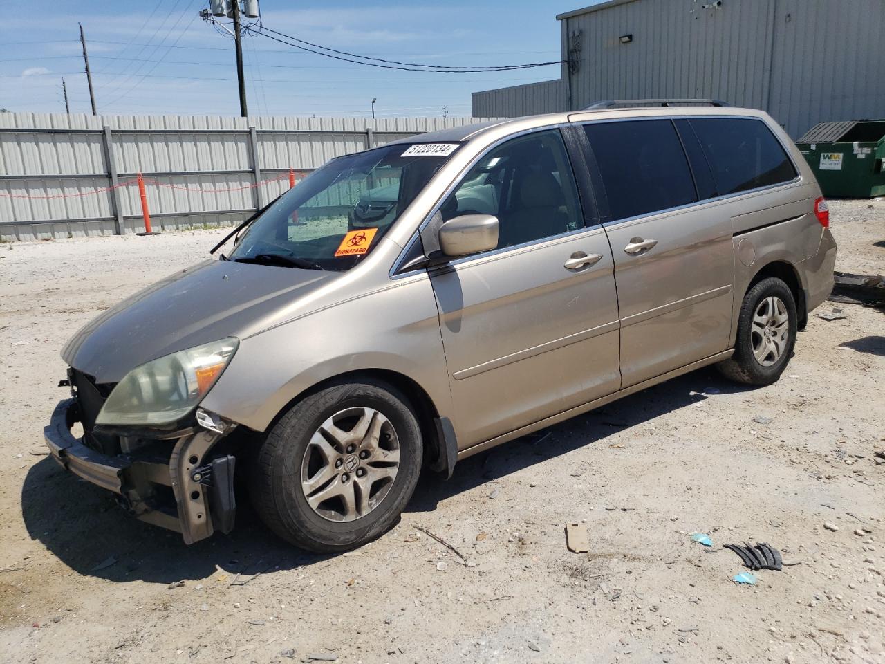 5FNRL38455B403309 2005 Honda Odyssey Ex