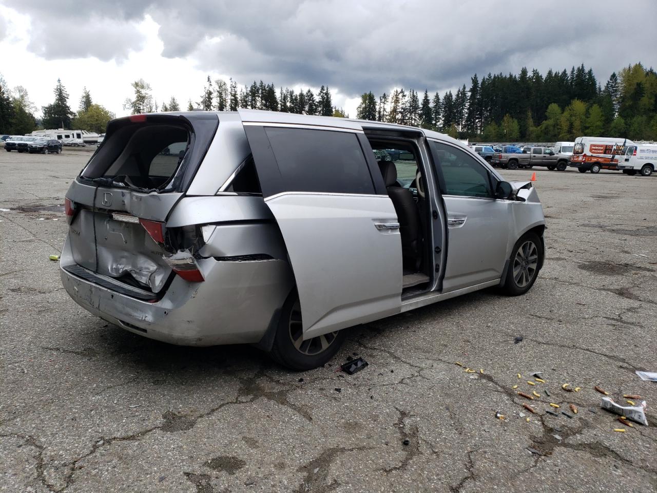 5FNRL5H94EB003541 2014 Honda Odyssey Touring