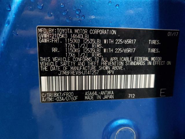 2017 TOYOTA RAV4 LE - JTMBFREV8HJ141257