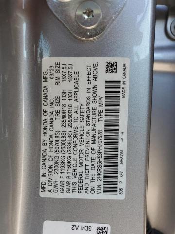 2023 HONDA CR-V SPORT - 2HKRS5H53PH707928