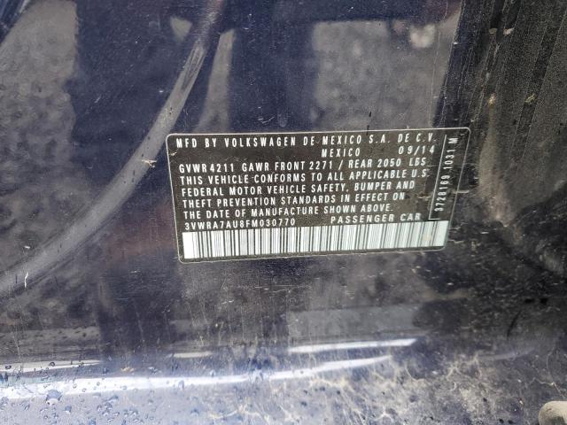 2015 VOLKSWAGEN GOLF TDI 3VWRA7AU8FM030770