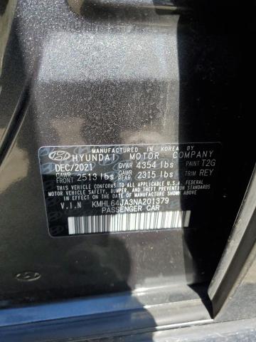 2022 HYUNDAI SONATA SEL - KMHL64JA3NA201379