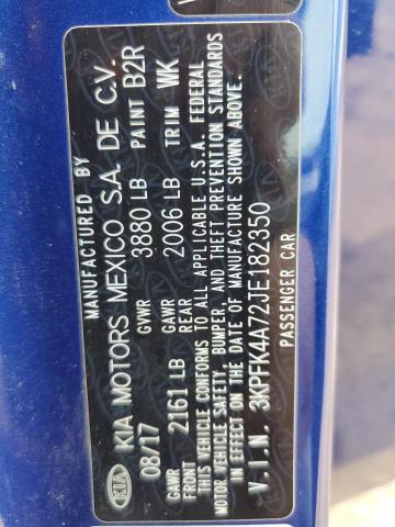 2018 KIA FORTE LX 3KPFK4A72JE182350