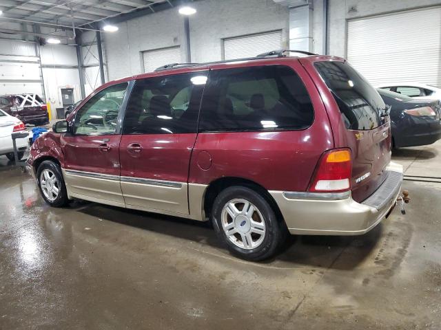 FORD WINDSTAR S 2001 maroon  gas 2FMDA56461BB77332 photo #3