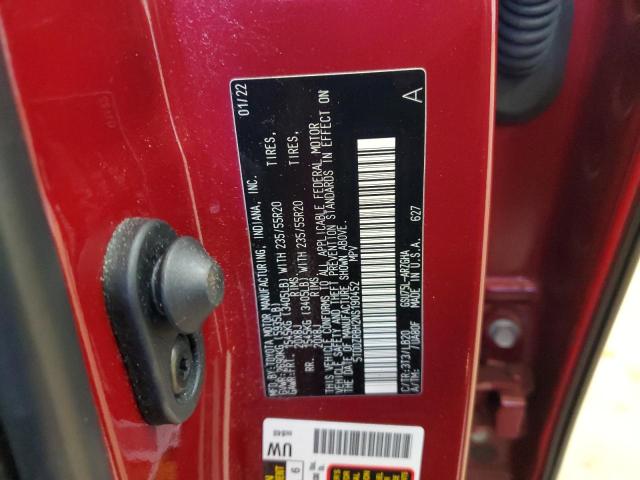 2022 TOYOTA HIGHLANDER - 5TDDZRBH2NS190452