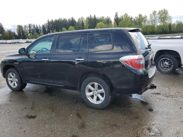 TOYOTA HIGHLANDER 2010 black  hybrid engine JTEBW3EH5A2043063 photo #3