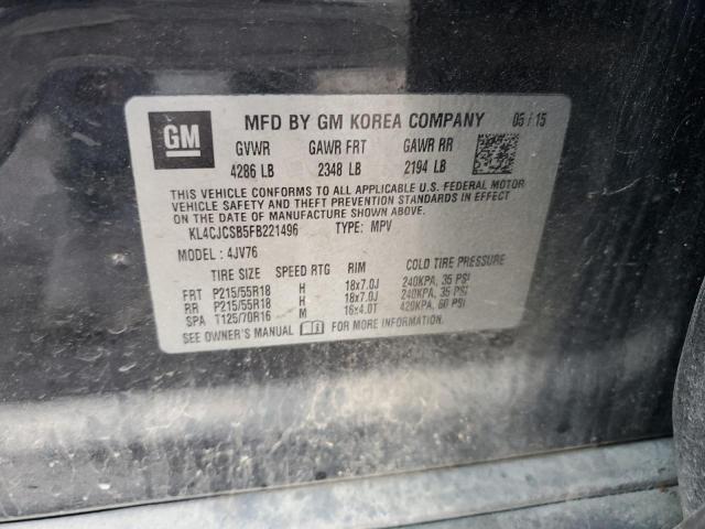 2015 BUICK ENCORE - KL4CJCSB5FB221496