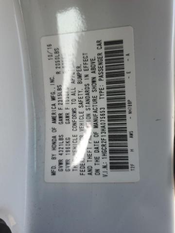 2017 HONDA ACCORD SPO - 1HGCR2F13HA075653