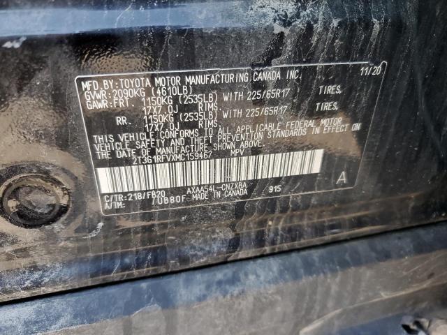 2021 TOYOTA RAV4 LE - 2T3G1RFVXMC159467