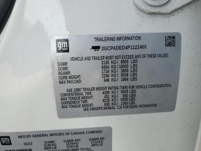 2023 CHEVROLET SILVERADO - 2GCPADED4P1122406