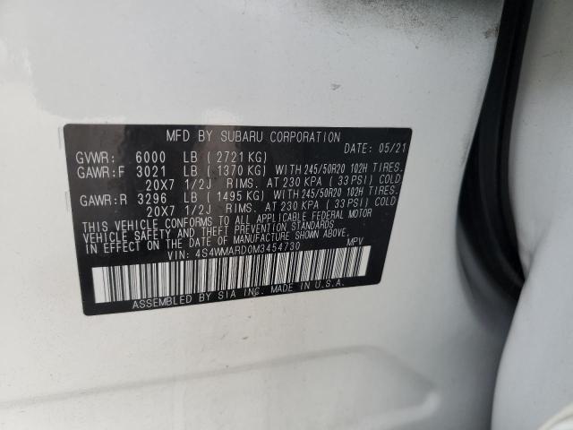 2021 SUBARU ASCENT TOU 4S4WMARD0M3454730