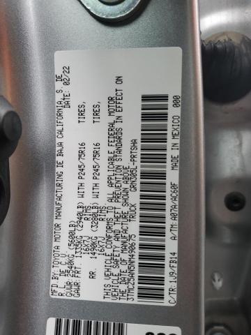 2022 TOYOTA TACOMA DOU 3TMCZ5AN5NM490675