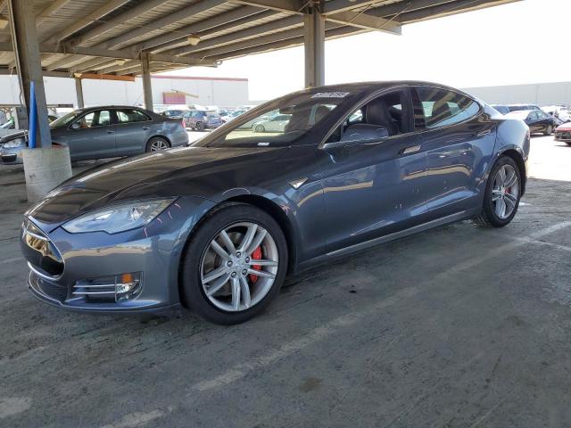 TESLA MODEL S 2014 gray  electric 5YJSA1H17EFP63229 photo #1