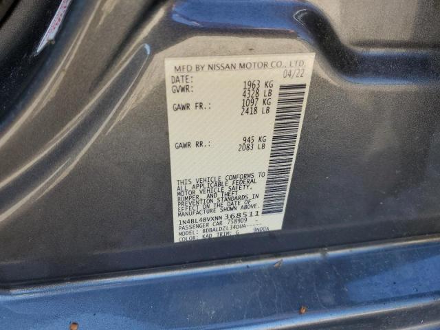 2022 NISSAN ALTIMA S - 1N4BL4BVXNN368511