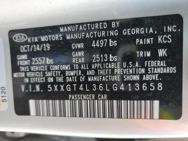 2020 KIA OPTIMA LX 5XXGT4L36LG413658